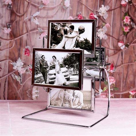 plastic photo frame stand|free standing multi photo frame.